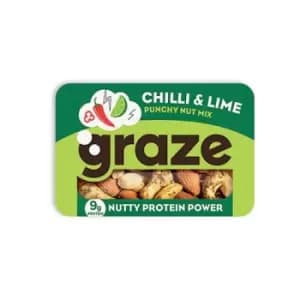 Graze Punchy Protein Power Chilli and Lime Punnet 41g (Pack of 9) 2628