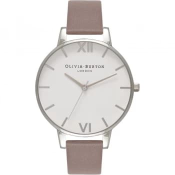 White Dial London Grey & Silver Watch