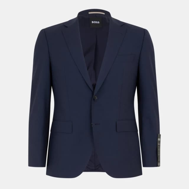 Boss Mens H Jeckson Mm Suit Jacket Open Blue male XS