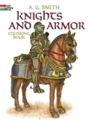 knights and armor coloring book