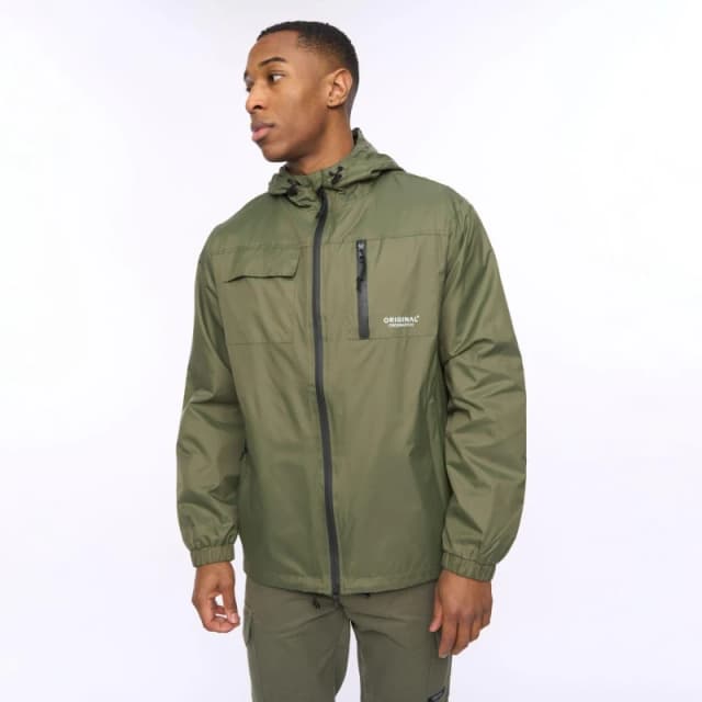 Crosshatch Crosshatch Men Utilate Jacket in Green Size: Small Green S Male 5059294656016