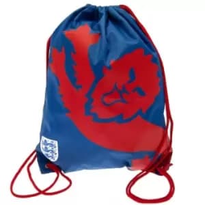 England FA Crest Drawstring Bag (One Size) (Blue/Red)