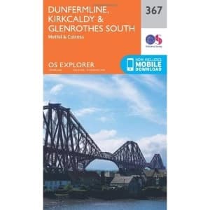 Dunfermline, Kirkcaldy and Glenrothes South by Ordnance Survey (Sheet map, folded, 2015)