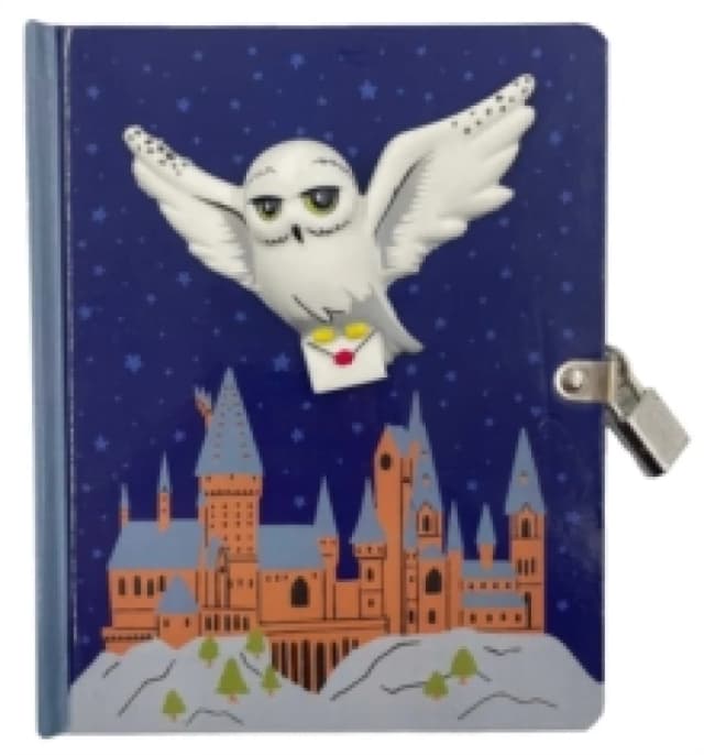 Harry Potter: Hedwig Squishy Lock & Key Diary Hardback