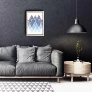 KCT-052 Multicolor Decorative Framed MDF Painting