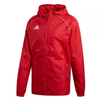 adidas Core 18 Rain Jacket Mens - Power Red / White