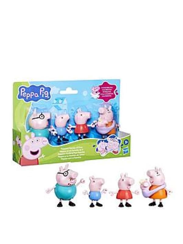 Peppa Pig Peppa's Family of Five Figure Set Pink