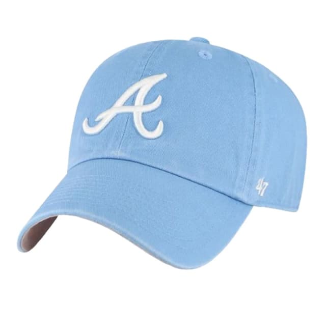 Atlanta Braves Mens 47 Baseball Cap in Blue Blue Male One Size