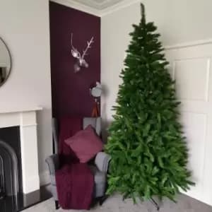 Snowtime - 8ft New Duchess Spruce Hinged 1312 Tips Green Christmas Tree