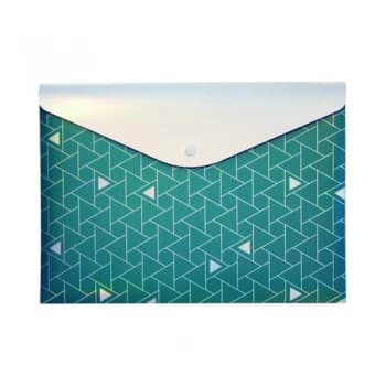 Pukka GLEE Document Wallet Popper PP W323xD36xH237mm Green Ref 8703