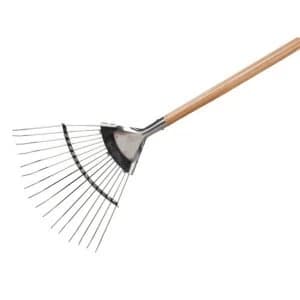 Kent & Stowe Stainless Steel Garden Life Lawn & Leaf Rake, FSC