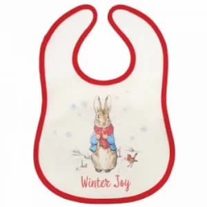 Peter Rabbit Christmas Bib