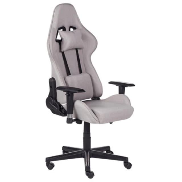 Beliani Gaming Chair Warrior Light Grey