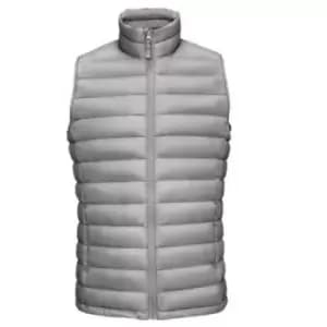 SOLS Mens Wilson Lightweight Padded Bodywarmer (M) (Metal Grey)