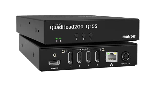 Matrox QuadHead2Go Q155 Multi-Monitor Controller Appliance / Q2G-H4K2