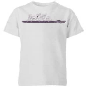 Scooby Doo Those Meddling Kids Retro Kids T-Shirt - Grey - 11-12 Years