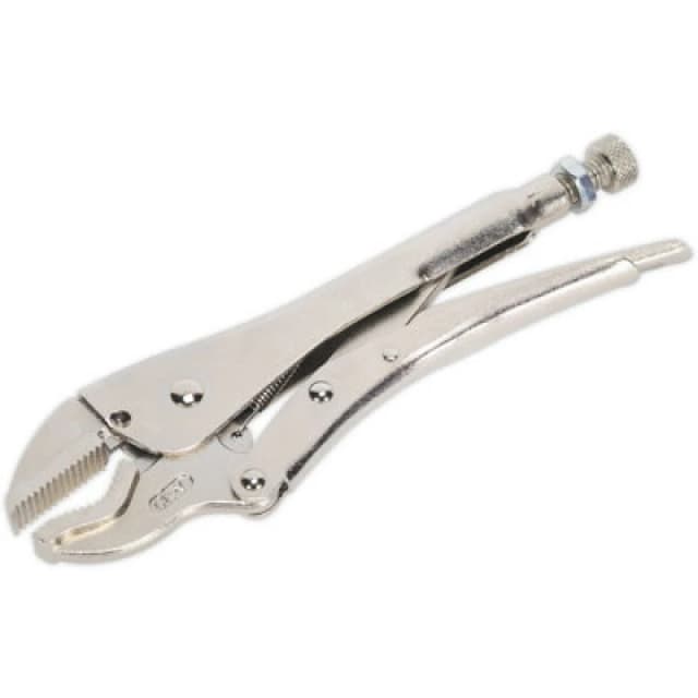 Loops 225mm Optimum Grip Locking Pliers - Spring Loaded Locking Mechanism - Steel Metallics