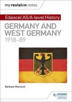Edexcel As/a-Level History. Germany and West Germany 1918-89 by Barbara Warnock Paperback