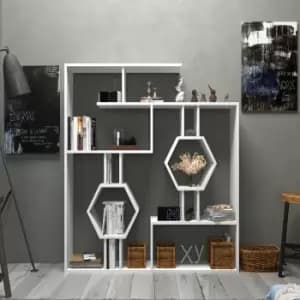 Tamara Geometric Bookcase Bookshelf Shelving Unit