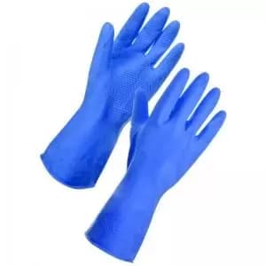 Purely Class Household Rubber Gloves Blue Large x 1 pair