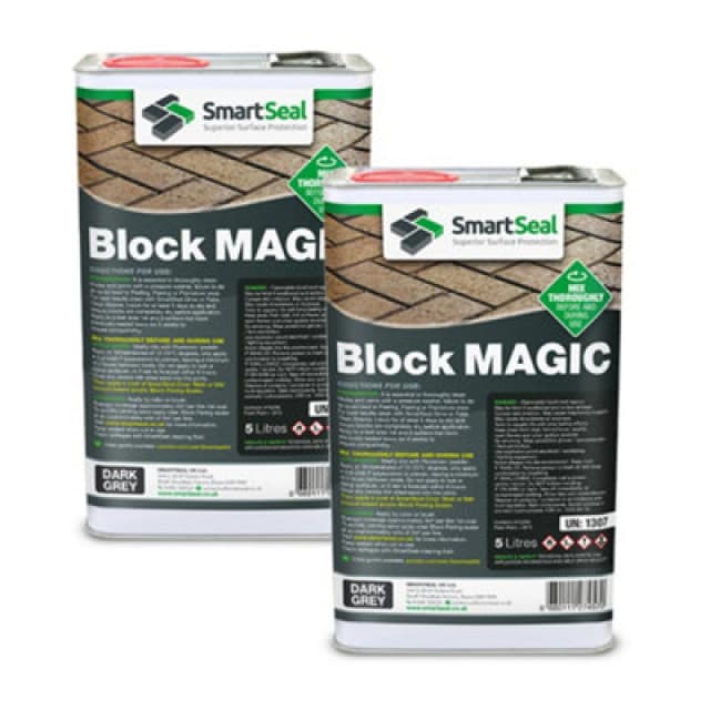 Smartseal Block Magic, Dark Grey (2 X 5L) - Block Paving Sealer - Superior To Concrete Paint 5.061E+12