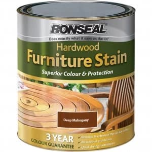Ronseal Hardwood Furniture Stain Deep Mahogany 750ml