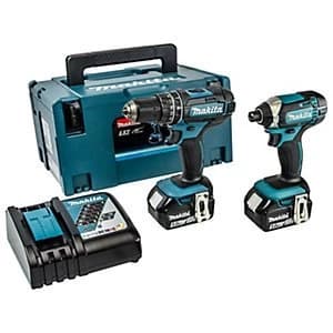 Makita DLX2131TJ 18V LXT 2 X 5.0Ah Cordless Combi Drill & Impact Driver Twin Kit
