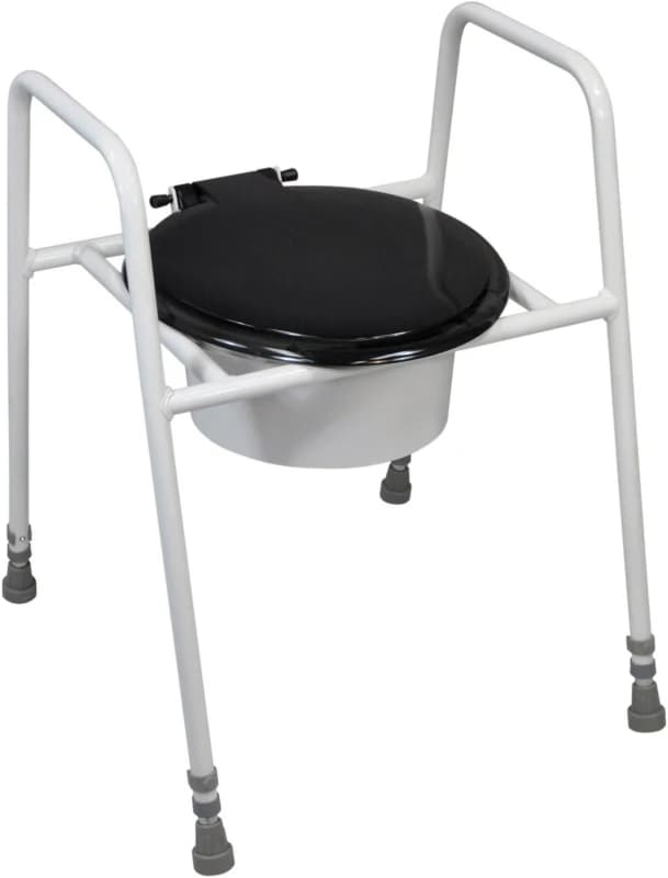 Aidapt Solo Skandia Toilet Frame With Seat Lid White