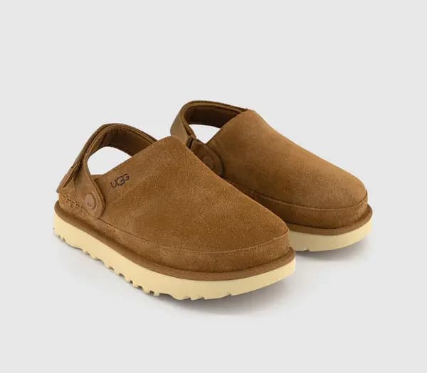 UGG Womens Goldenstar Clogs Chestnut Tan, 6