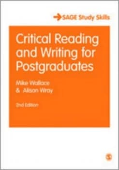 Critical Reading and Writing for Postgraduates by Mike Wallace Paperback