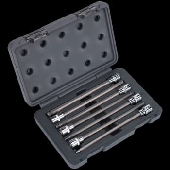 Sealey 7 Piece 3/8" Drive Ball End Hexagon Socket Bit Set Metric 3/8"