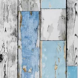 Fablon Scrapwood Sticky Back Plastic - 67.5cm x 2m