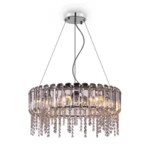 Hail Neoclassic Pendant Ceiling Light Chrome