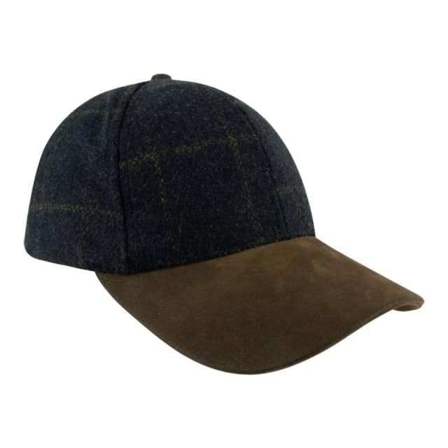 Jack Pyke Mens Lowland Tweed Baseball Cap in Navy Navy Male One Size