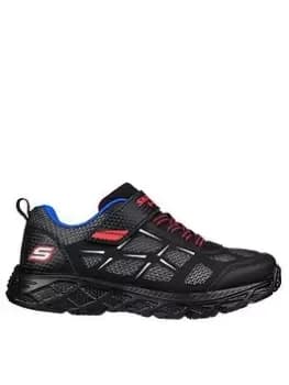 Skechers Dynamic-flash Rezlur Trainer, Black, Size 1.5 Older