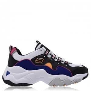 Skechers DLite 3 Zen Trainers Ladies - Black/Blue