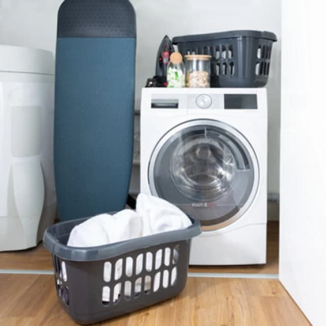 Wham 2 X Casa Plastic Hipster Laundry Basket Midnight