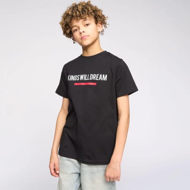 Kings Will Dream Dollar Bills T-Shirt Black male 11-12