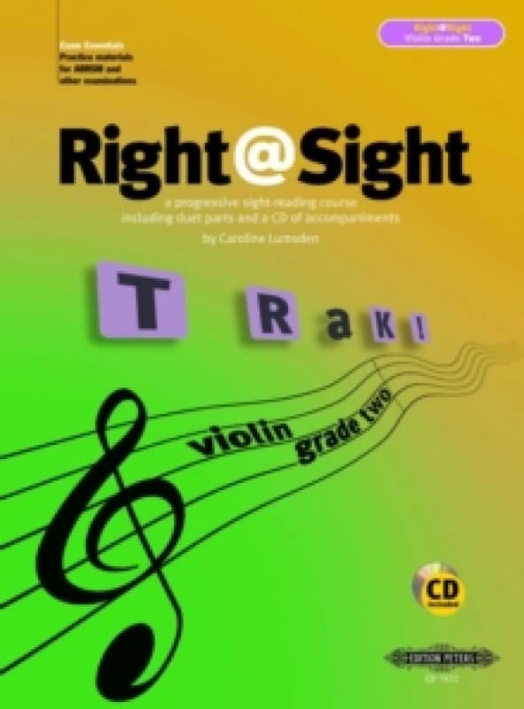 Right@Sight for Violin, Grade 2 (includes duet parts and a CD of accompaniments) Sheet music