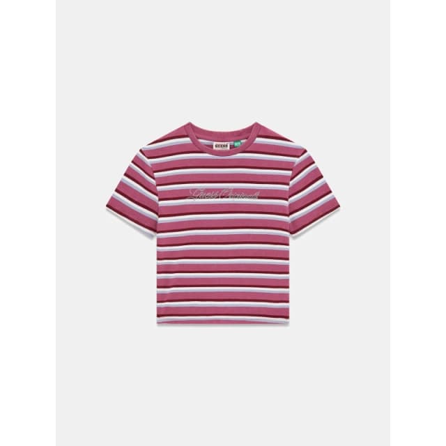 Guess Guess Stripe Baby T Ld61 PurpleBlush female 8 (XS)