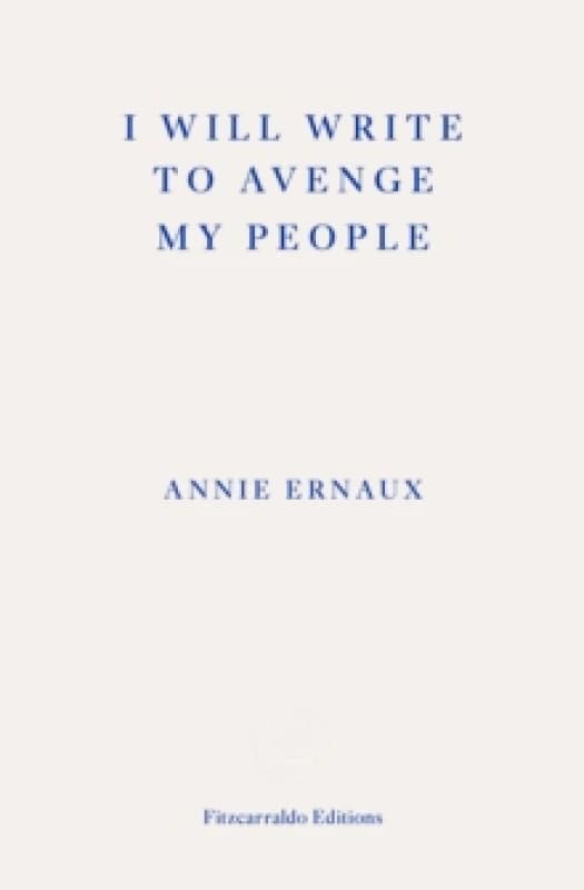 I Will Write To Avenge My People : The Nobel Lecture Paperback / softback