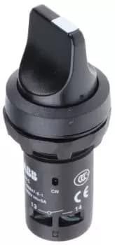 Abb 1Sfa619201R1026 Compact 2 Pos Selector Black -Maintaned