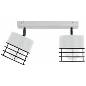 Keter Ohio Ceiling Spotlight Bar White, Black, 50cm, 2x E27