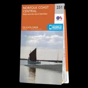 Map of Norfolk Coast Central