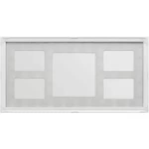 Premier Housewares - White 5 Photo Multi Photo Frame