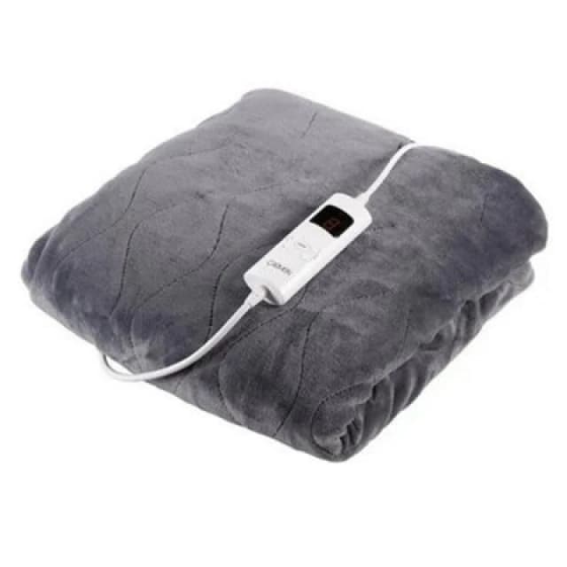 Carmen Fleece Electric Heated Throw & Over Blanket, Grey Grey WOZU2 Unisex