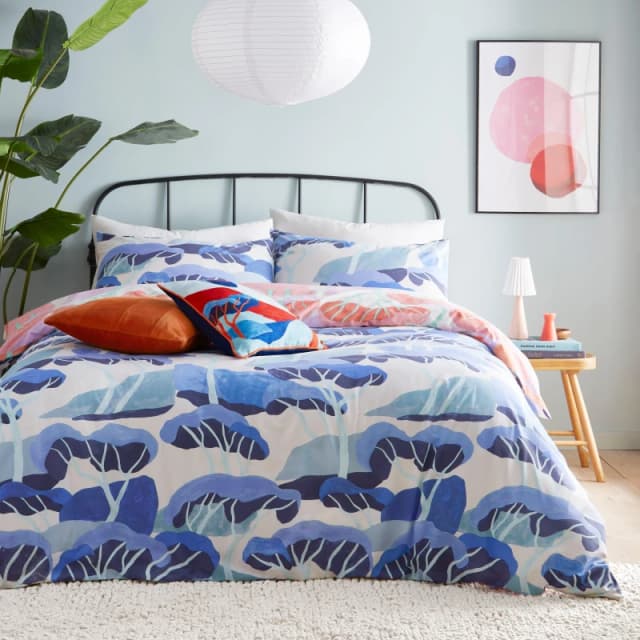furn. Furn D'azure Abstract Double Duvet Cover Set Multi 5.02553E+12
