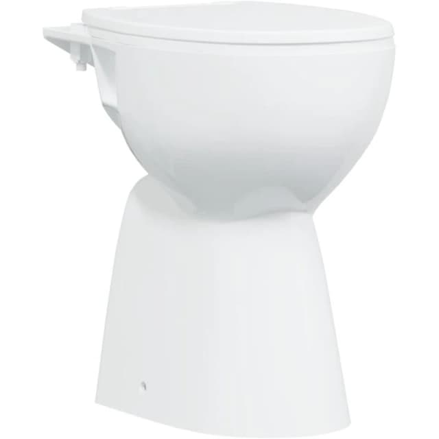 VIDAXL Vidaxl - Rimless Toilet 7cm Extra Height Soft Close Ceramic White 8720286021002