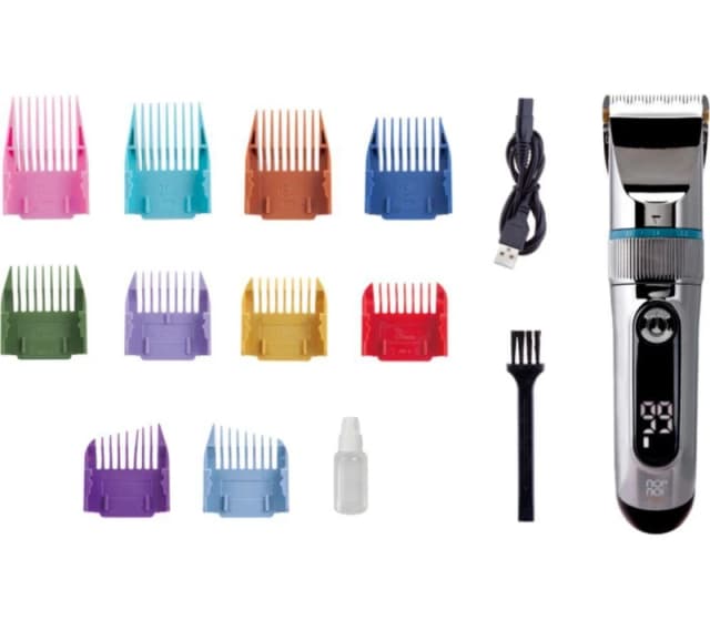 NO NO HC01 Hair Clipper Kit - Silver/Grey 5020260115356