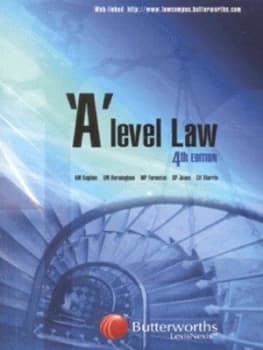a Level Law by Tony Dugdale Paperback